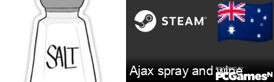 Ajax spray and wipe Steam Signature