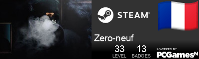 Zero-neuf Steam Signature