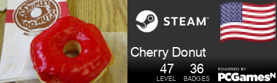 Cherry Donut Steam Signature