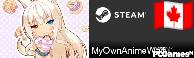 MyOwnAnimeWaifu Steam Signature