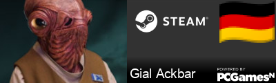 Gial Ackbar Steam Signature