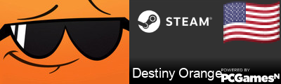 Destiny Orange Steam Signature