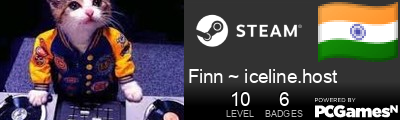 Finn ~ iceline.host Steam Signature