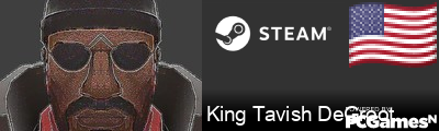 King Tavish DeGroot Steam Signature