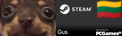 Gus. Steam Signature