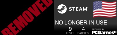 NO LONGER IN USE Steam Signature