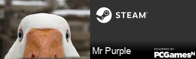 Mr Purple Steam Signature