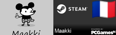 Maakki Steam Signature