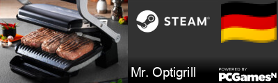 Mr. Optigrill Steam Signature