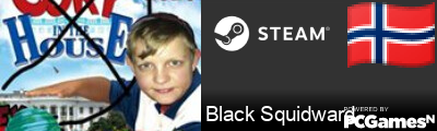 Black Squidward Steam Signature