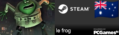 le frog Steam Signature