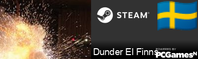 Dunder El Finns Steam Signature