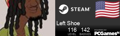 Left Shoe Steam Signature