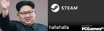hallahalla Steam Signature