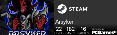 Arsyker Steam Signature