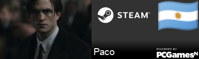 Paco Steam Signature