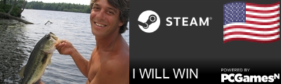 I WILL WIN Steam Signature