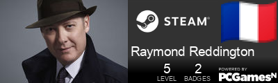 Raymond Reddington Steam Signature
