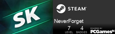 NeverForget Steam Signature