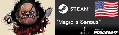 *Magic is Serious* Steam Signature