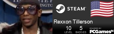 Rexxon Tillerson Steam Signature