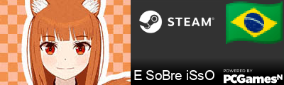 E SoBre iSsO Steam Signature