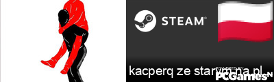 kacperq ze starym na plecach Steam Signature