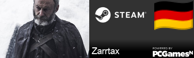 Zarrtax Steam Signature