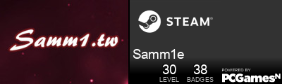 Samm1e Steam Signature