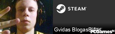 Gvidas BlogasBičas Steam Signature