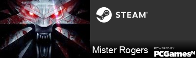 Mister Rogers Steam Signature