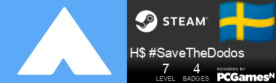 H$ #SaveTheDodos Steam Signature