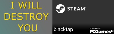 blacktap Steam Signature