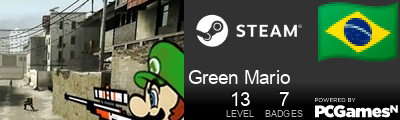Green Mario Steam Signature