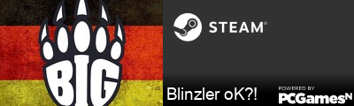 Blinzler oK?! Steam Signature