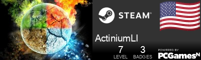 ActiniumLI Steam Signature