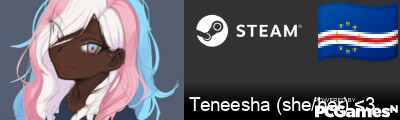 Teneesha (she/her) <3 🏳 Steam Signature