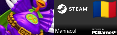 Maniacul Steam Signature