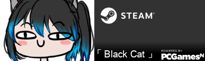「 Black Cat 」 Steam Signature