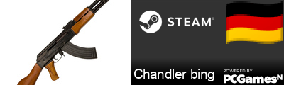 Chandler bing Steam Signature