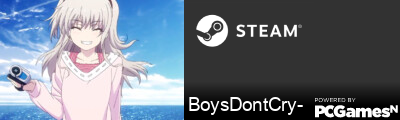 BoysDontCry- Steam Signature