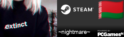 ~nightmare~ Steam Signature