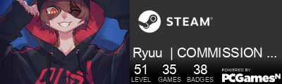 Ryuu  | COMMISSION CLOSED Steam Signature