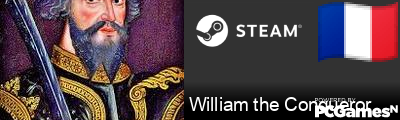William the Conqueror Steam Signature