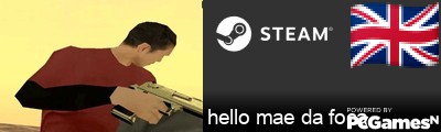hello mae da foca Steam Signature