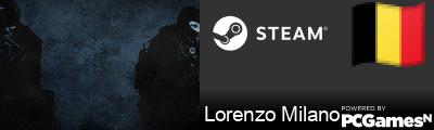 Lorenzo Milano Steam Signature