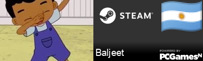 Baljeet Steam Signature