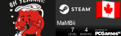 MaMBii Steam Signature