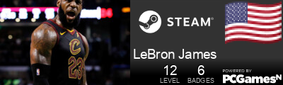 LeBron James Steam Signature