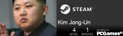 Kim Jong-Un Steam Signature